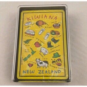Derek of New Zealand Kiwiana Playing Cards-NEW/SEALED in Plastic Case!